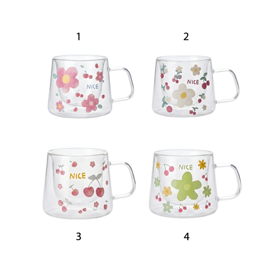 Double Wall Glass Mug